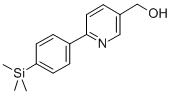 (6-[4-(TRIMETHYLSILYL)PHENYL]PYRIDIN-3-YL)METHANOL CAS#: 887974-60-9