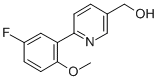 [6-(5-FLUORO-2-METHOXYPHENYL)PYRIDIN-3-YL]METHANOL CAS#: 887974-62-1