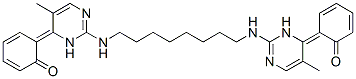 6-[5-methyl-2-[8-[[(4E)-5-methyl-4-(6-oxo-1-cyclohexa-2,4-dienylidene) -3H-pyrimidin-2-yl]amino]octylamino]-3H-pyrimidin-4-ylidene]cyclohexa- 2,4-dien-1-one CAS#: 92736-16-8