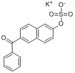 6-BENZOYL-2-NAPHTHYL SULFATE, POTASSIUM SALT CAS#: 94333-61-6