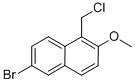 6-BROMO-1-(CHLOROMETHYL)-2-METHOXYNAPHTHALENE CAS#: 92643-16-8
