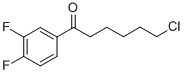 6-CHLORO-1-(3,4-DIFLUOROPHENYL)-1-OXOHEXANE CAS#: 898761-54-1