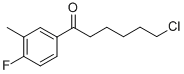 6-CHLORO-1-(4-FLUORO-3-METHYLPHENYL)-1-OXOHEXANE CAS#: 898761-08-5