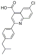 6-CHLORO-2-(4-ISOBUTYLPHENYL)QUINOLINE-4-CARBOXYLIC ACID CAS#: 895965-44-3