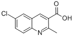 6-CHLORO-2-METHYLQUINOLINE-3-CARBOXYLIC ACID CAS#: 92513-40-1