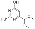6-(DIMETHOXYMETHYL)-2-MERCAPTOPYRIMIDIN-4-OL CAS#: 90370-38-0