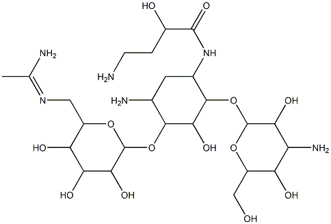 6'-N-acetimidoylamikacin CAS#: 91704-94-8