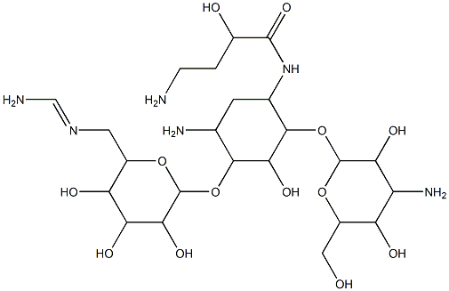 6'-N-formimidoylamikacin CAS#: 91704-91-5
