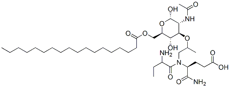 6-O-stearoyl-N-acetylmuramyl-alpha-aminobutyryl-isoglutamine CAS#: 92627-93-5