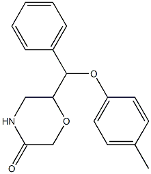 6-(Phenyl(p-tolyloxy)Methyl)Morpholin-3-one CAS#: 93886-35-2