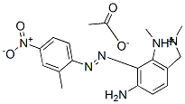 6-amino-1,2-dimethyl-7-[(2-methyl-4-nitrophenyl)azo]-1H-indazolium acetate CAS#: 94108-80-2