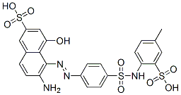 6-amino-4-hydroxy-5-[[4-[[(4-methyl-2-sulphophenyl)amino]sulphonyl]phenyl]azo]naphthalene-2-sulphonic acid CAS#: 94042-72-5
