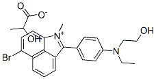 6-bromo-2-[4-[ethyl(2-hydroxyethyl)amino]phenyl]-1-methylbenz[cd]indolium lactate CAS#: 94135-70-3