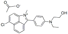 6-chloro-2-[4-[ethyl(2-hydroxyethyl)amino]phenyl]-1-methylbenz[cd]indolium acetate CAS#: 92952-73-3