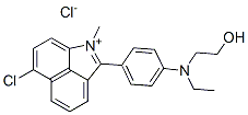 6-chloro-2-[4-[ethyl(2-hydroxyethyl)amino]phenyl]-1-methylbenz[cd]indolium chloride CAS#: 92668-87-6