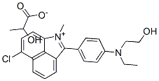 6-chloro-2-[4-[ethyl(2-hydroxyethyl)amino]phenyl]-1-methylbenz[cd]indolium lactate CAS#: 93981-03-4