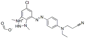 6-chloro-4-[[4-[(2-cyanoethyl)ethylamino]phenyl]azo]-1,3-dimethyl-1H-benzotriazolium formate CAS#: 97752-32-4