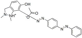 6-hydroxy-1,2-dimethyl-7-[[4-(phenylazo)phenyl]azo]-1H-indazolium acetate CAS#: 94200-02-9