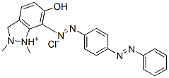 6-hydroxy-1,2-dimethyl-7-[[4-(phenylazo)phenyl]azo]-1H-indazolium chloride CAS#: 94108-30-2