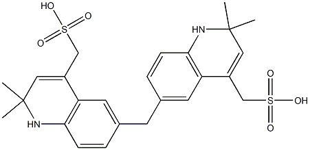 6,6'-methylenebis(2,2-dimethyl-4-methanesulfonic acid-1,2-dihydroquinoline) CAS#: 90829-56-4