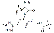 (6R,7R)-7-Amino-3-[(5-methyl-2H-tetrazol-2-yl)methyl]-8-oxo-5-thia-1-azabicyclo[4.2.0]oct-2-ene-2-carboxylic acid pivaloyloxymethyl ester CAS#: 98157-80-3