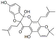 (+)-6a,11b-Dihydro-5,9,11b-trihydroxy-2,2-dimethyl-6a,13-bis(3-methyl-2-butenyl)-2H,6H-benzofuro[3,2-b]pyrano[3,2-g][1]benzopyran-6-one CAS#: 92280-13-2