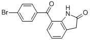 7-(4-Bromobenzoyl)-1,3- dihydro-2H-indol-2-one CAS#: 91713-91-6