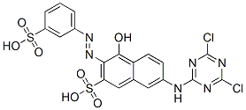 7-[(4,6-dichloro-1,3,5-triazin-2-yl)amino]-4-hydroxy-3-[(3-sulphophenyl)azo]naphthalene-2-sulphonic acid CAS#: 94022-72-7