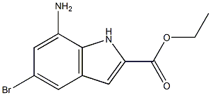 7-AMino-5-broMoindole-2-carboxylic acid ethyl ester CAS#: 91119-16-3