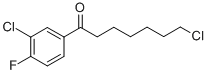 7-CHLORO-1-(3-CHLORO-4-FLUOROPHENYL)-1-OXOHEPTANE CAS#: 898761-21-2