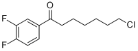 7-CHLORO-1-(3,4-DIFLUOROPHENYL)-1-OXOHEPTANE CAS#: 898761-57-4