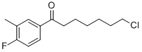 7-CHLORO-1-(4-FLUORO-3-METHYLPHENYL)-1-OXOHEPTANE CAS#: 898761-10-9
