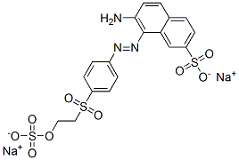 7-amino-8-[[4-[[2-(sulphooxy)ethyl]sulphonyl]phenyl]azo]naphthalene-2-sulphonic acid, sodium salt CAS#: 94158-90-4