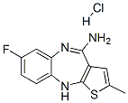 7-fluoro-2-methyl-10H-thieno[2,3-b][1,5]benzodiazepin-4-amine monohydrochloride CAS#: 93923-93-4