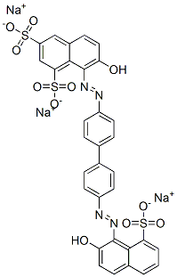 7-hydroxy-8-[[4'-[(2-hydroxy-8-sulpho-1-naphthyl)azo][1,1'-biphenyl]-4-yl]azo]naphthalene-1,3-disulphonic acid, sodium salt CAS#: 94200-00-7