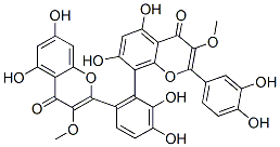 8-[6-(5,7-Dihydroxy-3-methoxy-4-oxo-4H-1-benzopyran-2-yl)-2,3-dihydroxyphenyl]-2-(3,4-dihydroxyphenyl)-5,7-dihydroxy-3-methoxy-4H-1-benzopyran-4-one CAS#: 96253-81-5