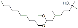 8-(decyloxy)-8-methoxy-2,6-dimethyloctan-2-ol CAS#: 94291-89-1