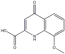 8-methoxy-4-oxo-1,4-dihydroquinoline-2-carboxylic acid CAS#: 93445-77-3