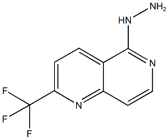 5-HYDRAZINO-2-(TRIFLUOROMETHYL)-1,6-NAPHTHYRIDINE CAS#: 890302-19-9
