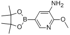 2-Methoxy-5-(4,4,5,5-tetramethyl-[1,3,2]dioxaborolan-2-yl)-pyridin-3-ylamine CAS#: 893440-50-1