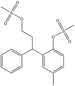 5-Methyl-2-[(Methylsulfonyl)oxy]-γ-phenylbenzenepropanol 1-Methanesulfonate CAS#: 894773-86-5