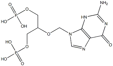 9-(1,3-dihydroxy-2-propoxymethyl)-guanine-bis(monophosphate) CAS#: 91516-84-6
