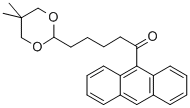 9-[5-(5,5-DIMETHYL-1,3-DIOXAN-2-YL)VALERYL]ANTHRACENE CAS#: 898757-53-4