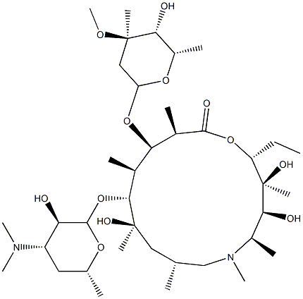 9-deoxy-9a-aza-9a-methyl-9a-homoerythromycin A CAS#: 92470-27-4