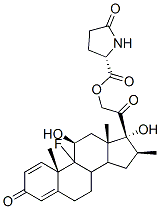 9-fluoro-11beta,17-dihydroxy-16beta-methyl-3,20-dioxopregna-1,4-dien-21-yl 5-oxo-L-prolinate CAS#: 93804-88-7