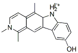9-hydroxy-1,2,5-trimethyl-6H-pyrido[4,3-b]carbazolium iodide CAS#: 94200-73-4