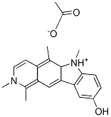 9-hydroxy-1,2,5,6-tetramethyl-6H-pyrido[4,3-b]carbazolium acetate CAS#: 93841-59-9