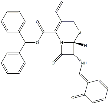(6R,7R)-8-Oxo-7α-salicylideneamino-3-vinyl-5-thia-1-azabicyclo[4.2.0]oct-2-ene-2-carboxylic acid benzhydryl ester CAS#: 90467-30-4