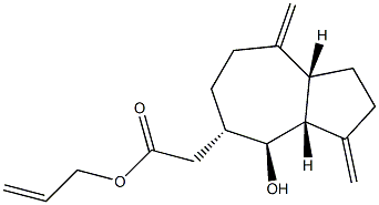 (3aR,8aβ)-Decahydro-4β-hydroxy-β,3,8-tris(methylene)-5α-azuleneethanol α-acetate CAS#: 90548-07-5