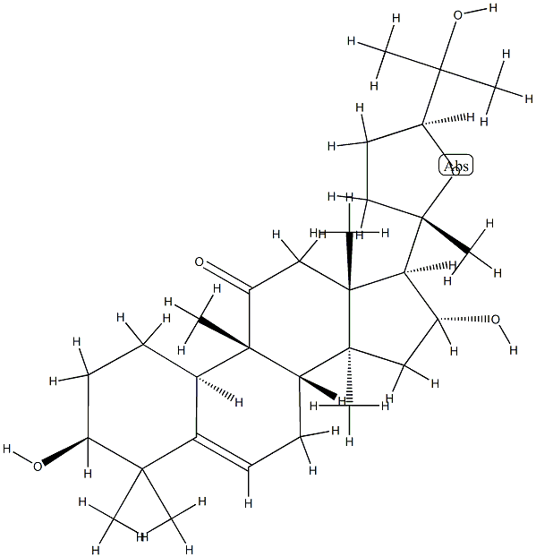 (10α,24S)-20,24-Epoxy-3β,16α,25-trihydroxy-9β-methyl-19-norlanost-5-en-11-one CAS#: 90582-59-5